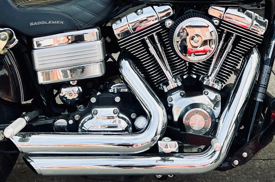 Chrome Plated Part on a MotorCycle